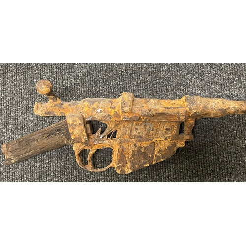 4326 - Relic Condition WW1 British SMLE Rifle Action recovered from the Somme. No licence required deactiva... 