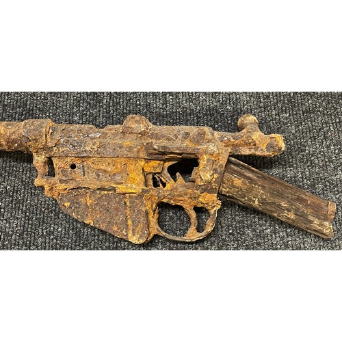 4326 - Relic Condition WW1 British SMLE Rifle Action recovered from the Somme. No licence required deactiva... 