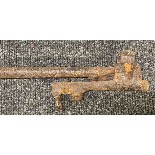 4327 - Relic Condition WW1 British SMLE Rifle Action recovered from the Somme. No licence required deactiva... 