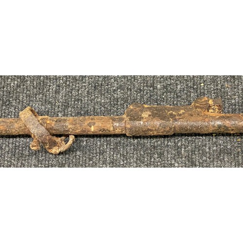 4327 - Relic Condition WW1 British SMLE Rifle Action recovered from the Somme. No licence required deactiva... 