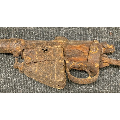 4327 - Relic Condition WW1 British SMLE Rifle Action recovered from the Somme. No licence required deactiva... 