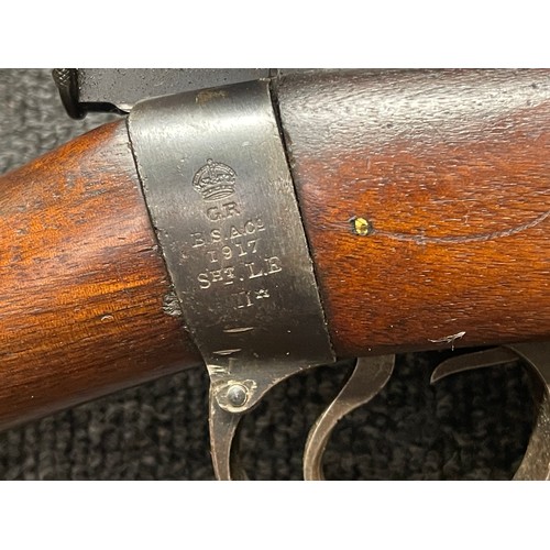 4330 - Deactivated WW1 British SMLE MKIII* Sniper Rifle serial number 71487. BSA maker marked and dated 191... 