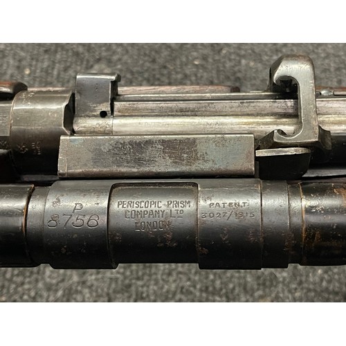 4330 - Deactivated WW1 British SMLE MKIII* Sniper Rifle serial number 71487. BSA maker marked and dated 191... 