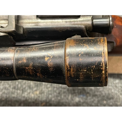 4330 - Deactivated WW1 British SMLE MKIII* Sniper Rifle serial number 71487. BSA maker marked and dated 191... 