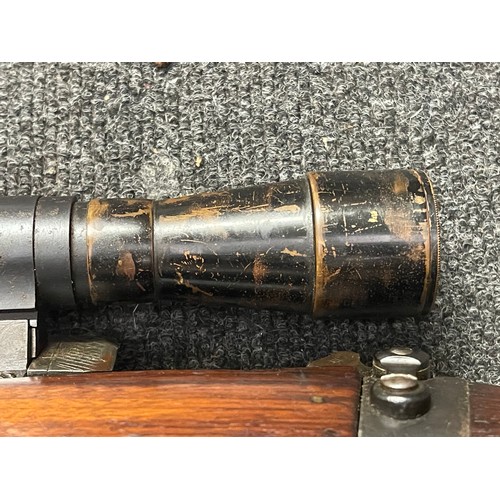 4330 - Deactivated WW1 British SMLE MKIII* Sniper Rifle serial number 71487. BSA maker marked and dated 191... 