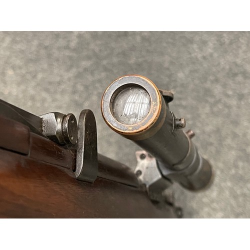 4330 - Deactivated WW1 British SMLE MKIII* Sniper Rifle serial number 71487. BSA maker marked and dated 191... 