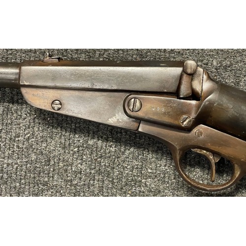 4332 - .177 cal Air Rifle by Britannia guns, break action, serial number 462. Barrel length 535mm. Overall ... 