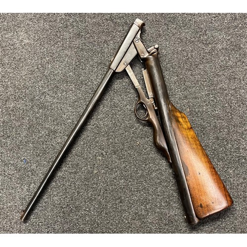 4332 - .177 cal Air Rifle by Britannia guns, break action, serial number 462. Barrel length 535mm. Overall ... 