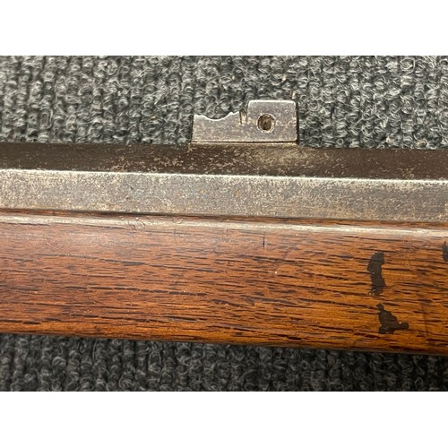 4335 - Japanese Samurai Matchlock Musket with decorated octagonal barrel 767mm in length. Bore approx. 12mm... 