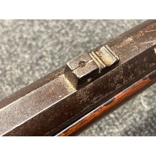 4335 - Japanese Samurai Matchlock Musket with decorated octagonal barrel 767mm in length. Bore approx. 12mm... 