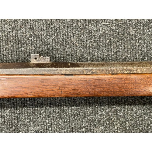 4335 - Japanese Samurai Matchlock Musket with decorated octagonal barrel 767mm in length. Bore approx. 12mm... 