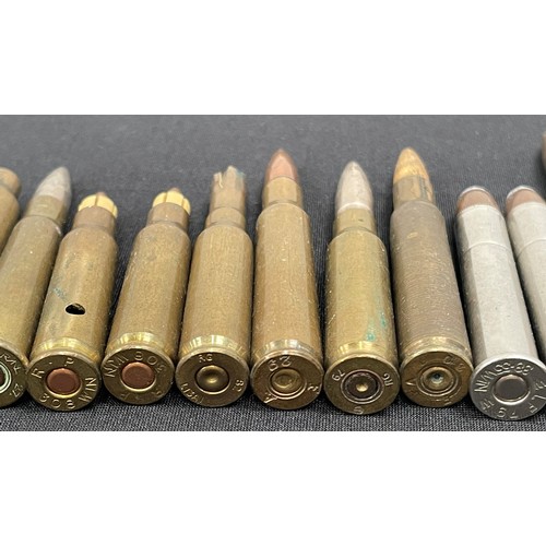 4341 - A collection of over 100 Inert & FFE Rifle and Pistol rounds and spent cases. All have INERT primers... 