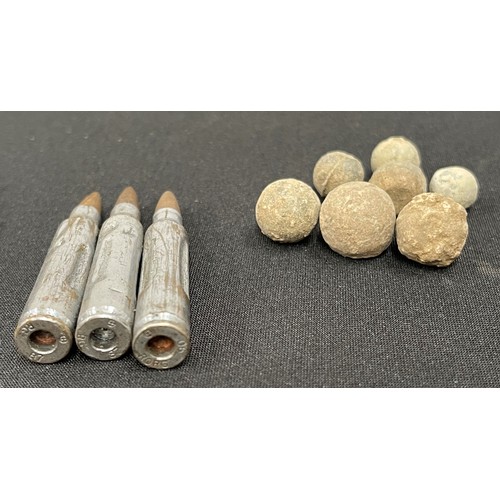 4343 - A collection of Drill Purpose Training Rounds 7.62 NATO, DP 5.56mm and .38 Special Inert Ammunition,... 