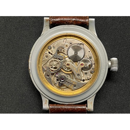 4347 - Reproduction Luftwaffe B Uhr Beobachtungs-uhren Navigators Wrist Watch Baumaster A. Complete with br... 