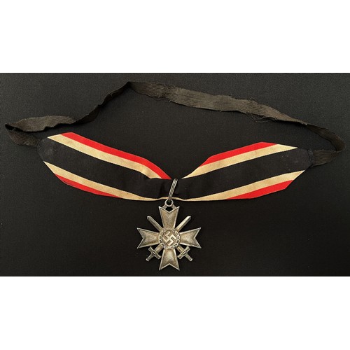 4382 - Reproduction Knights Cross of the War Merit Cross with Swords complete with ribbon and elastic neck ... 