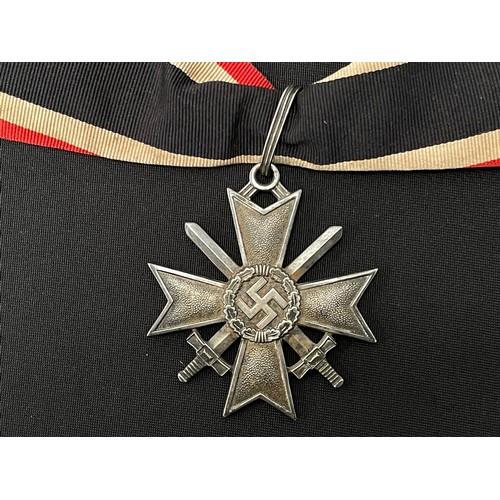 4382 - Reproduction Knights Cross of the War Merit Cross with Swords complete with ribbon and elastic neck ... 