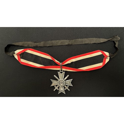 4382 - Reproduction Knights Cross of the War Merit Cross with Swords complete with ribbon and elastic neck ... 