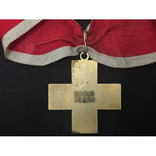 4384 - Reproduction German Red Cross Decoration 1937 pattern Grand Cross. Maker marked 