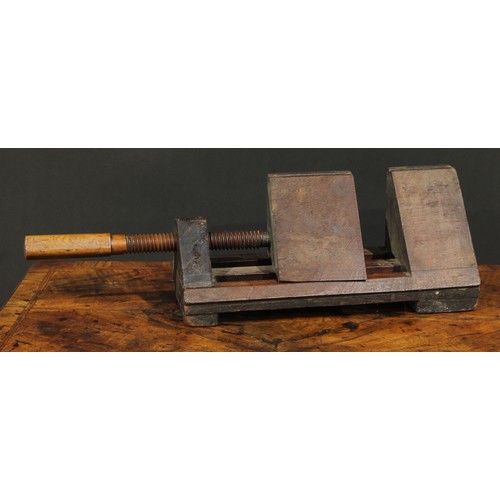 2741 - Tools - Treen - a 19th century joiner's mitre jack, 60cm long overall