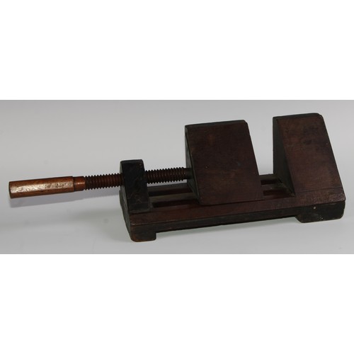 2741 - Tools - Treen - a 19th century joiner's mitre jack, 60cm long overall