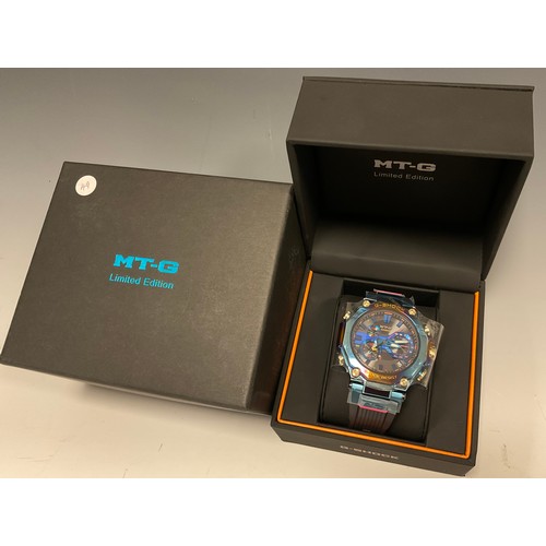 Casio - limited edition G-Shock MT-G Phoenix Rainbow wristwatch, Ref MTG-B2000PH-2AER  (5636), solar