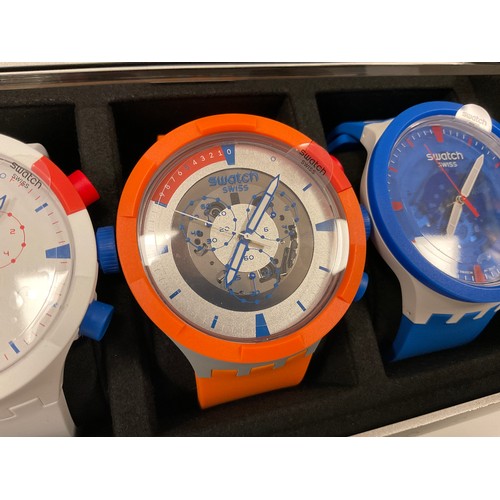 1059 - Swatch - Exclusive limited edition Space collection set, ref SCS32, one of only 800 made world wide,... 