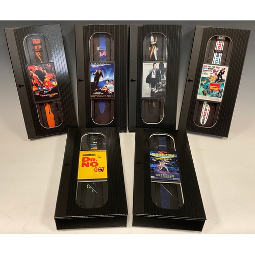 1060 - Swatch - the 2020 James Bond Collection Wristwatches,  GZ328 Licence To Kill;  GZ340 Casino Royale 2... 