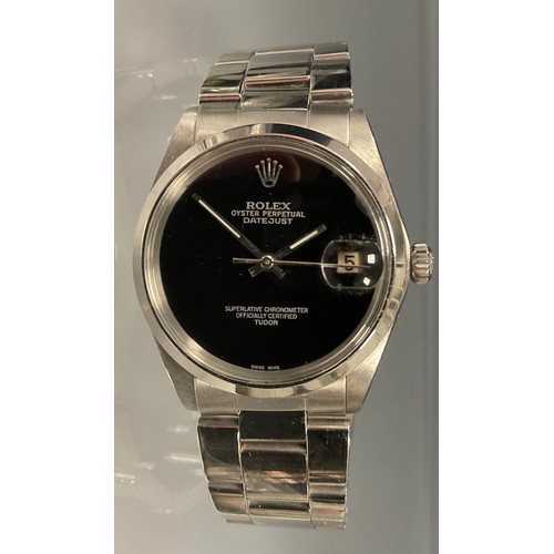 1090 - Rolex Tudor - Oyster Perpetual Datejust Superlative Chronometer officially Certified stainless steel... 