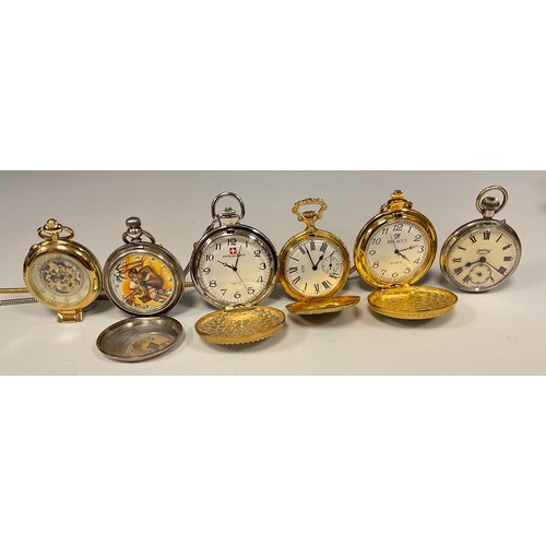 1170 - Pocket Watches - an early 20th century Erotic dial hunter cased pocket watch, painted with Copulatin... 