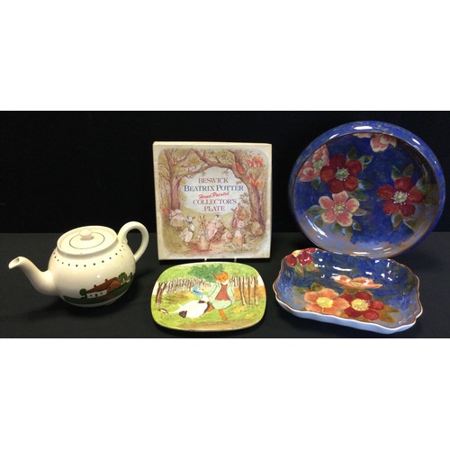 88A - Ceramics - A Beswick first edition Collectors plate hand painted from the scenes of Beatrix Potter; ... 