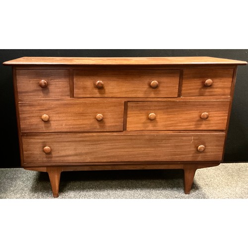 150 - Mid century design - A Younger Furniture wide chest of drawers / sideboard, Mandeville Afrormosia mo... 