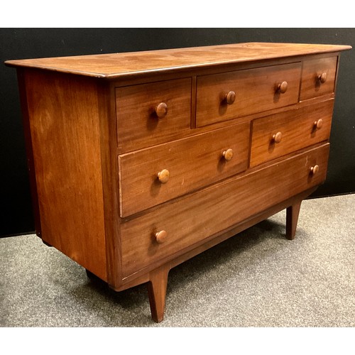 150 - Mid century design - A Younger Furniture wide chest of drawers / sideboard, Mandeville Afrormosia mo... 