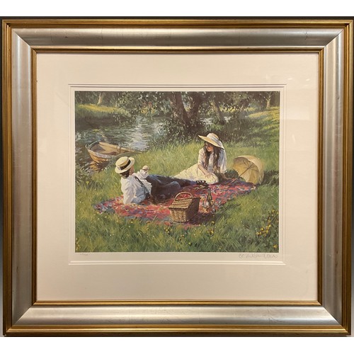 164 - Sheree Valentine Daines (bn. 1956), after,
Summer Love, 
signed in pencil to margin, limited edition... 