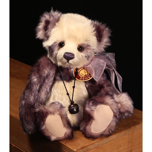 6005 - Charlie Bears CB104692 Samantha Panda teddy bear, from the 2010 Charlie Bears Plush Collection, desi... 