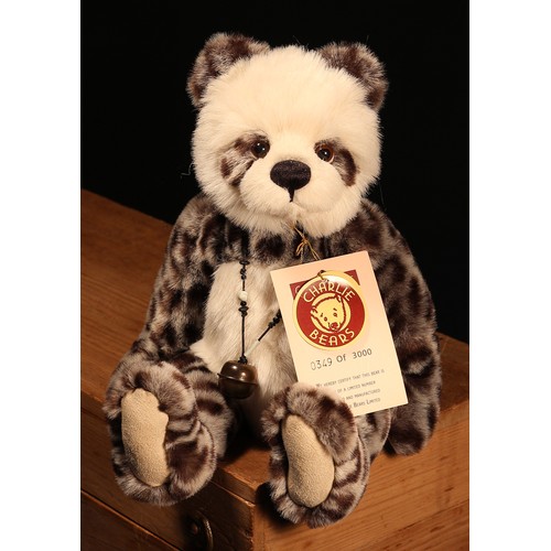 6007 - Charlie Bears CB604794A Tiana Panda teddy bear, from the 2010 Charlie Bears Collection, designed by ... 