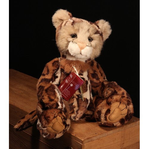 6018 - Charlie Bears CB185172 Annuska Leopard, from the 2018 Secret Collections, designed by Charlie Bears ... 