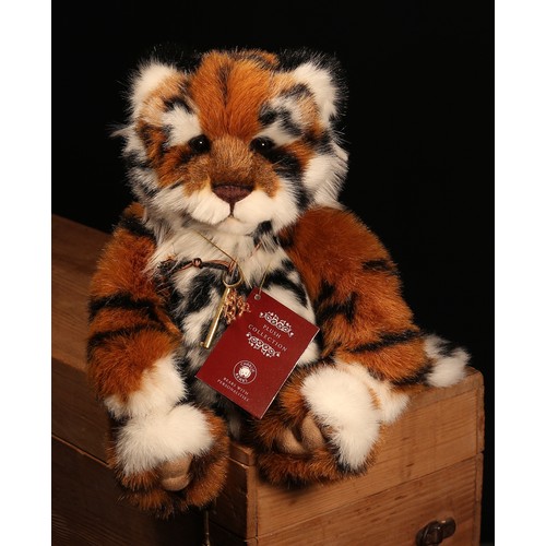 6038 - Charlie Bears CB202063 Minikin Tiger Cub, from the 2020 Charlie Bears Plush Collection, designed by ... 