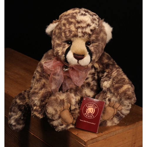 6044 - Charlie Bears CB171768 Kiri Leopard, from the 2017 Secret Collections, designed by Isabelle Lee, 33c... 