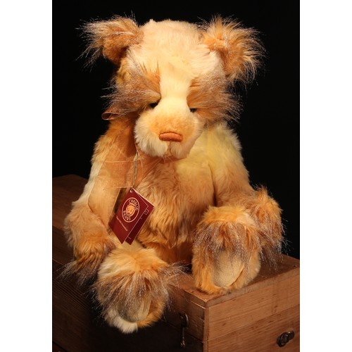 6045 - Charlie Bears CB159014S Dink teddy bear, from the 2015 Charlie Bears Collection, 48cm high with card... 