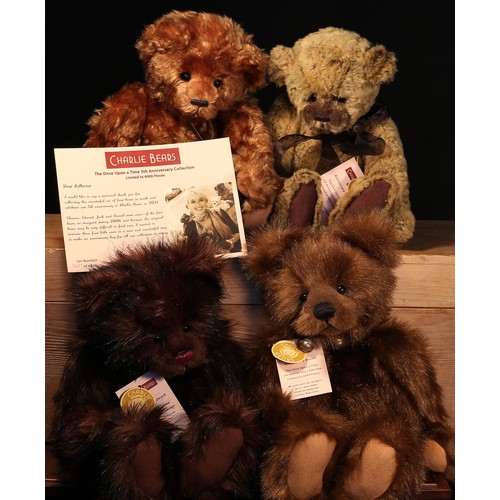 6080 - Charlie Bears 5th Anniversary set of teddy bears, from the Once Upon a Time 5th Anniversary Collecti... 