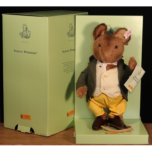 6083 - Steiff (Germany) EAN 662393 Beatrix Potter Samuel Whiskers, trademark 'Steiff' button to ear with re... 