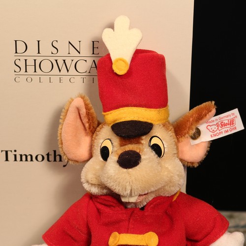 6091 - Steiff (Germany) EAN 680120 Timothy Mouse, Disney Showcase Collection, trademark 'Steiff' button to ... 