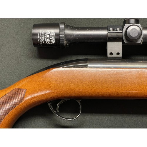 4323 - BSA Airsporter .22 Air Rifle serial number GN51561 with 465mm long barrel fitted with a Shinwa Super... 