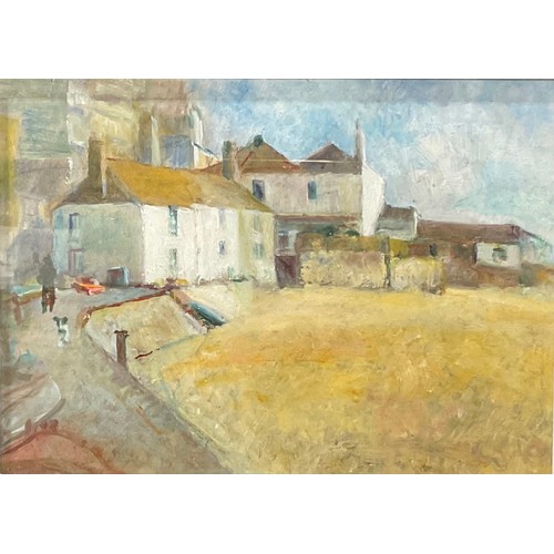 51 - Mamle Hardy
St Ives, Cornwall
signed, label to verso, oil on board, 26cm x 38cm