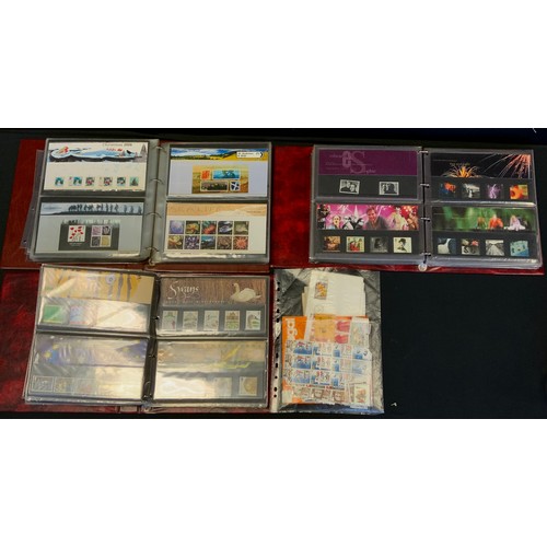 382 - Stamps Philately , proof sets, qty in albums etc,  approx 100