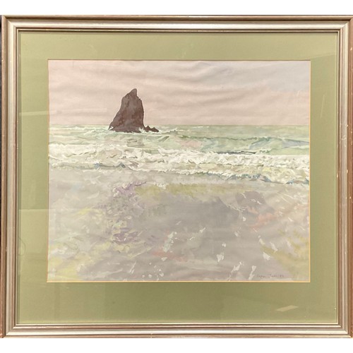 125 - Elfyn Jones
Welsh Seascape
signed, dated 83, watercolour, 41.5cm x 49.5cm