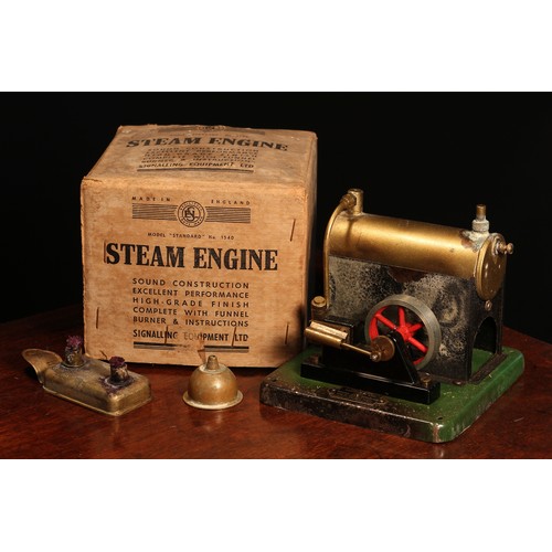 6165 - A mid 20th century S.E.L. (Signalling Equipment Limited) live steam stationary steam engine, model 