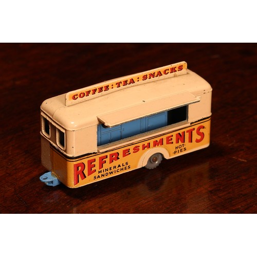 6233 - Matchbox 1-75 series issue 74a mobile canteen, pinkish cream body with light blue base, 'REFRESHMENT... 