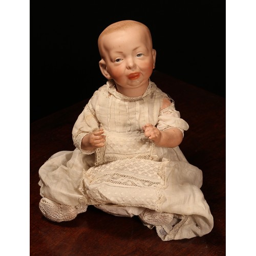 6239 - A Kämmer & Reinhardt (Germany) bisque head and painted composition 'Kaiser Baby' character doll, the... 