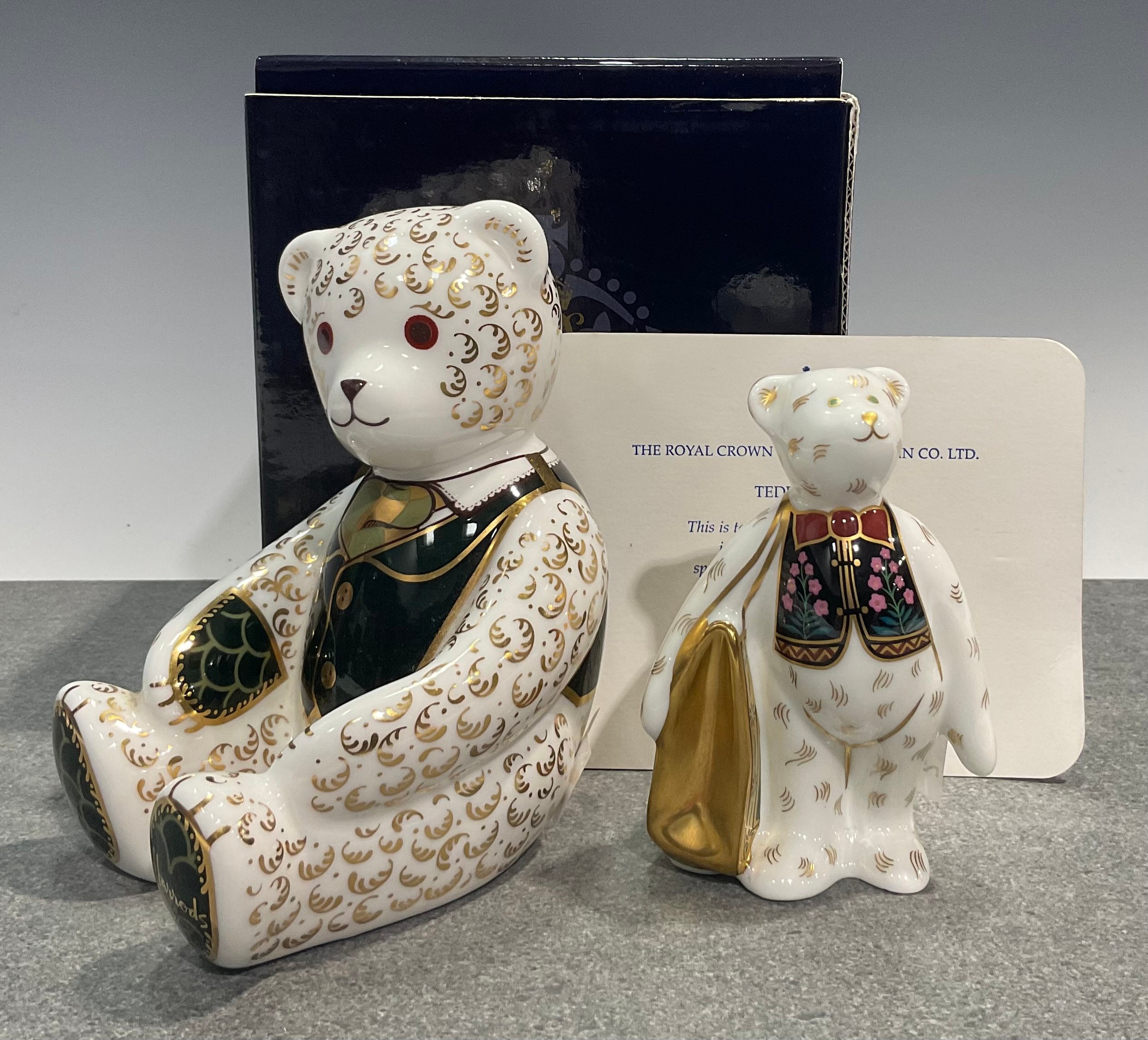 Royal crown derby teddy bears store for sale